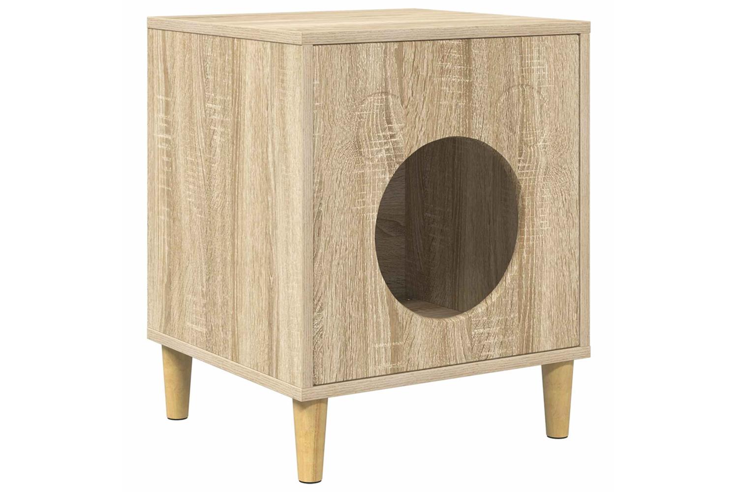 Vidaxl Cat House Sonoma 425 X 40 X 53 Cm Engineered Wood-2