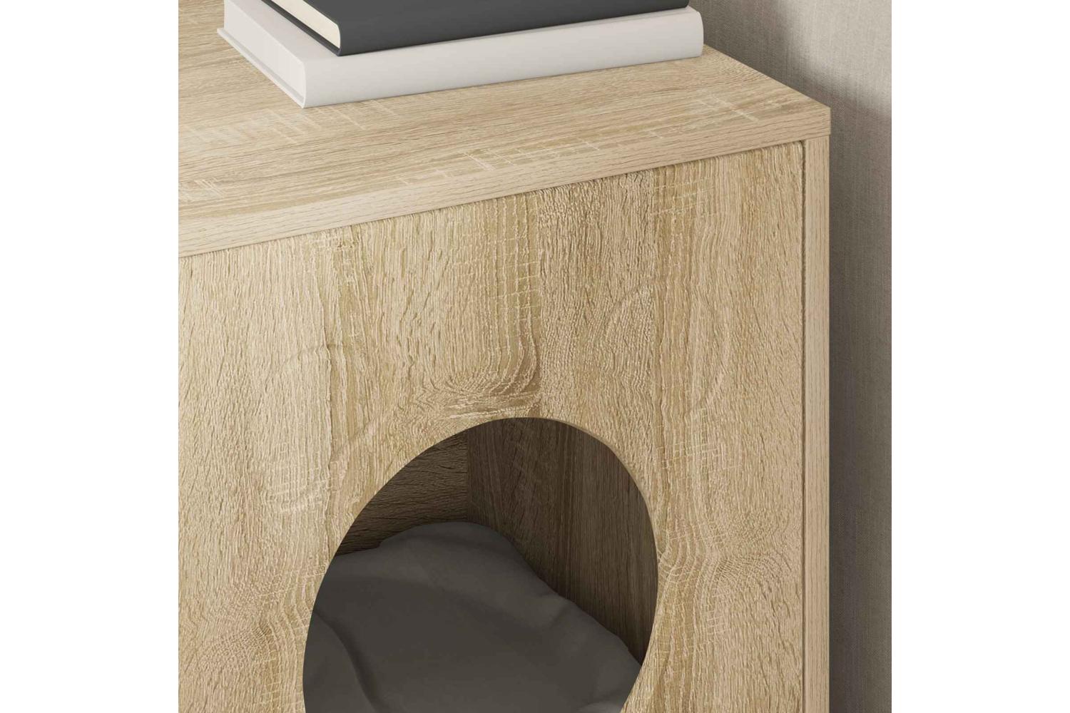 Vidaxl Cat House Sonoma 425 X 40 X 53 Cm Engineered Wood-4