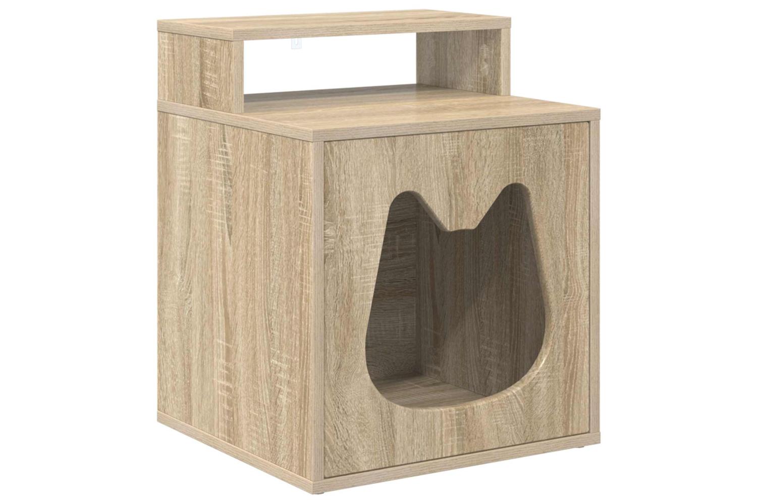 Vidaxl Cat House Sonoma 425 X 40 X 535 Cm Engineered Wood