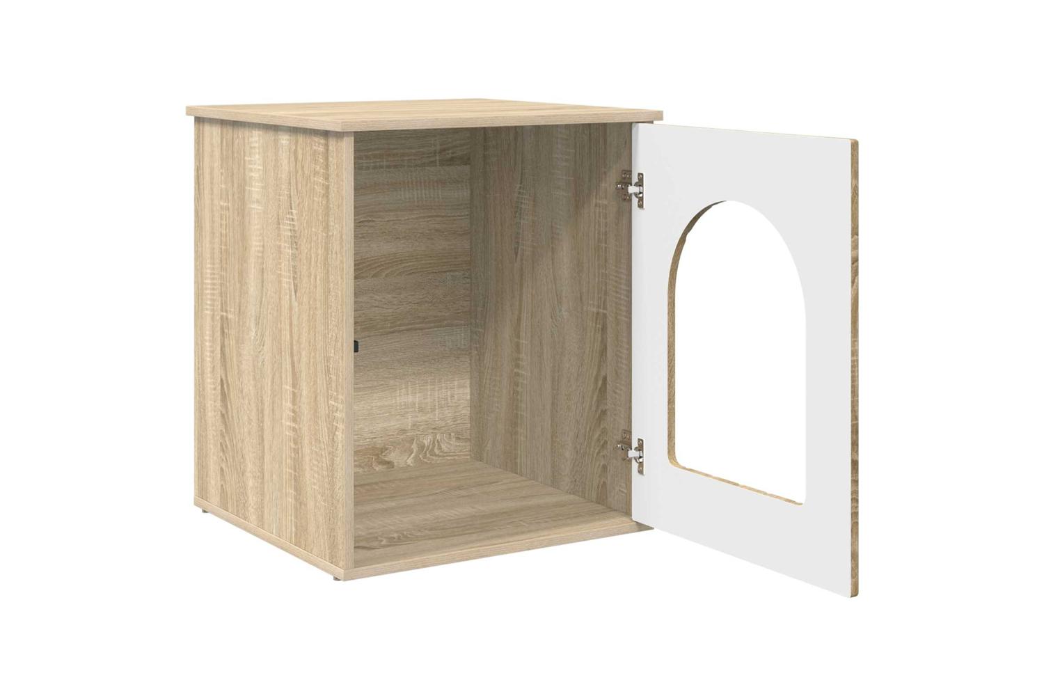 Vidaxl Cat House Sonoma 53 X 52 X 62 Cm Engineered Wood-5