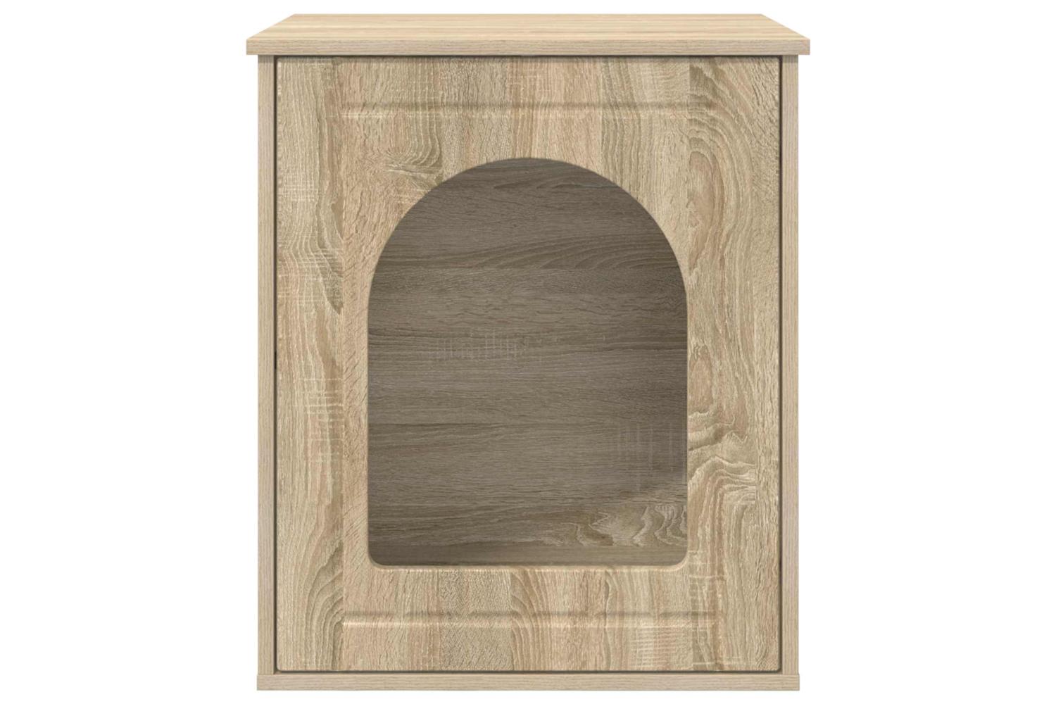 Vidaxl Cat House Sonoma 53 X 52 X 62 Cm Engineered Wood-6