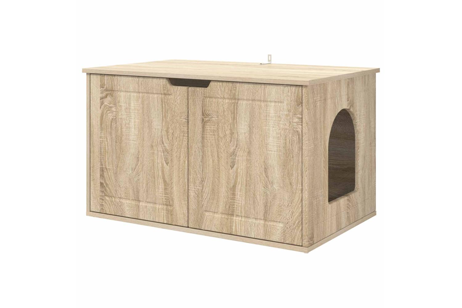 Vidaxl Cat House Sonoma 85 X 55 X 505 Cm Engineered Wood