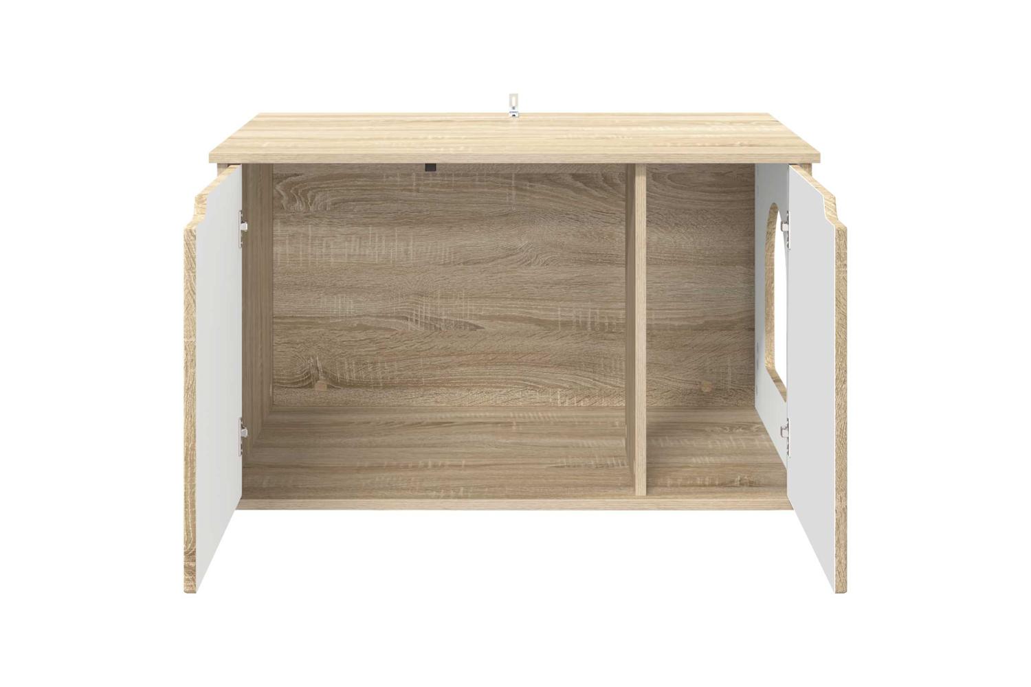 Vidaxl Cat House Sonoma 85 X 55 X 505 Cm Engineered Wood-6