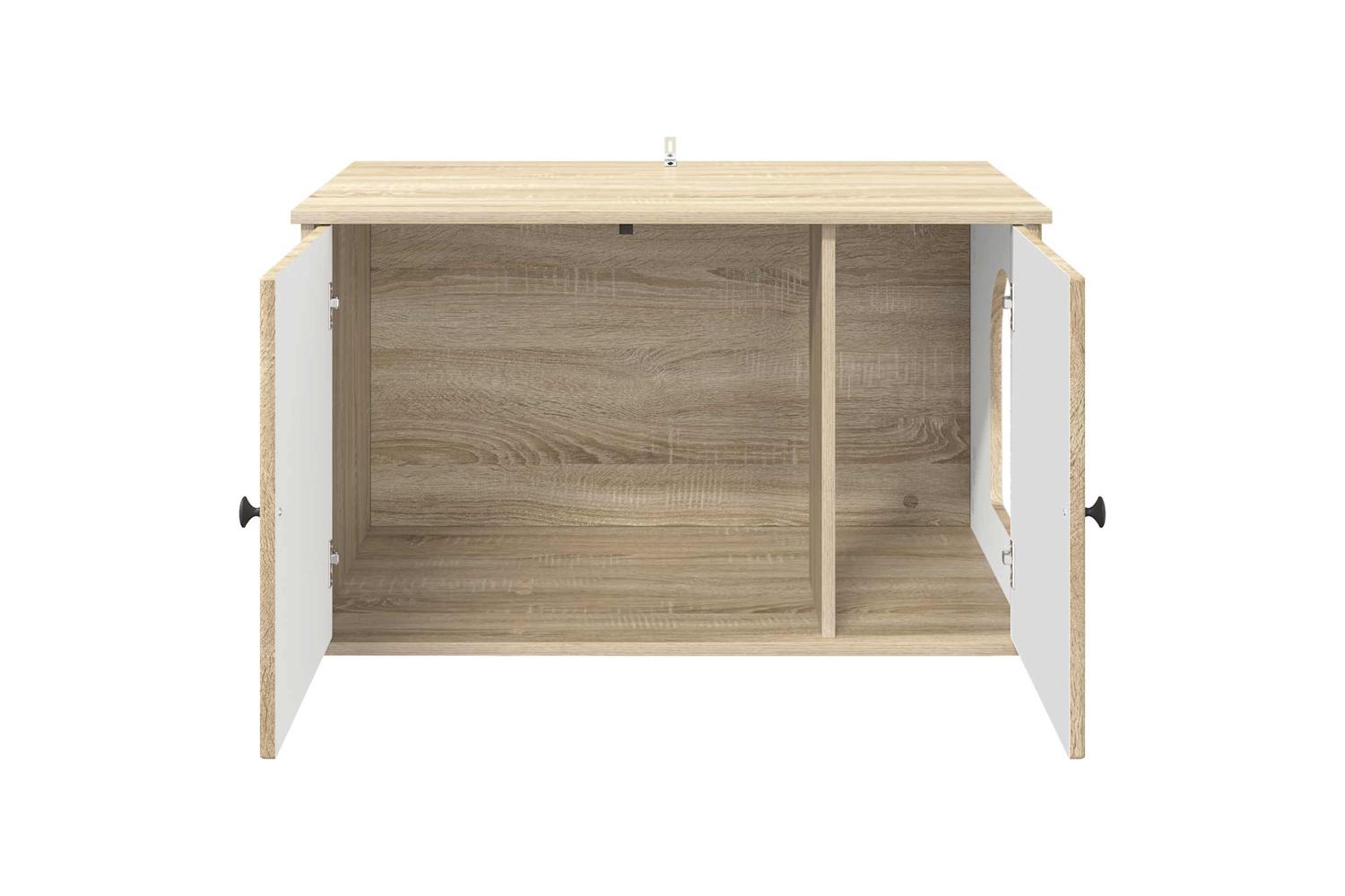Vidaxl Cat House Sonoma 85 X 55 X 505 Cm Engineered Wood-6