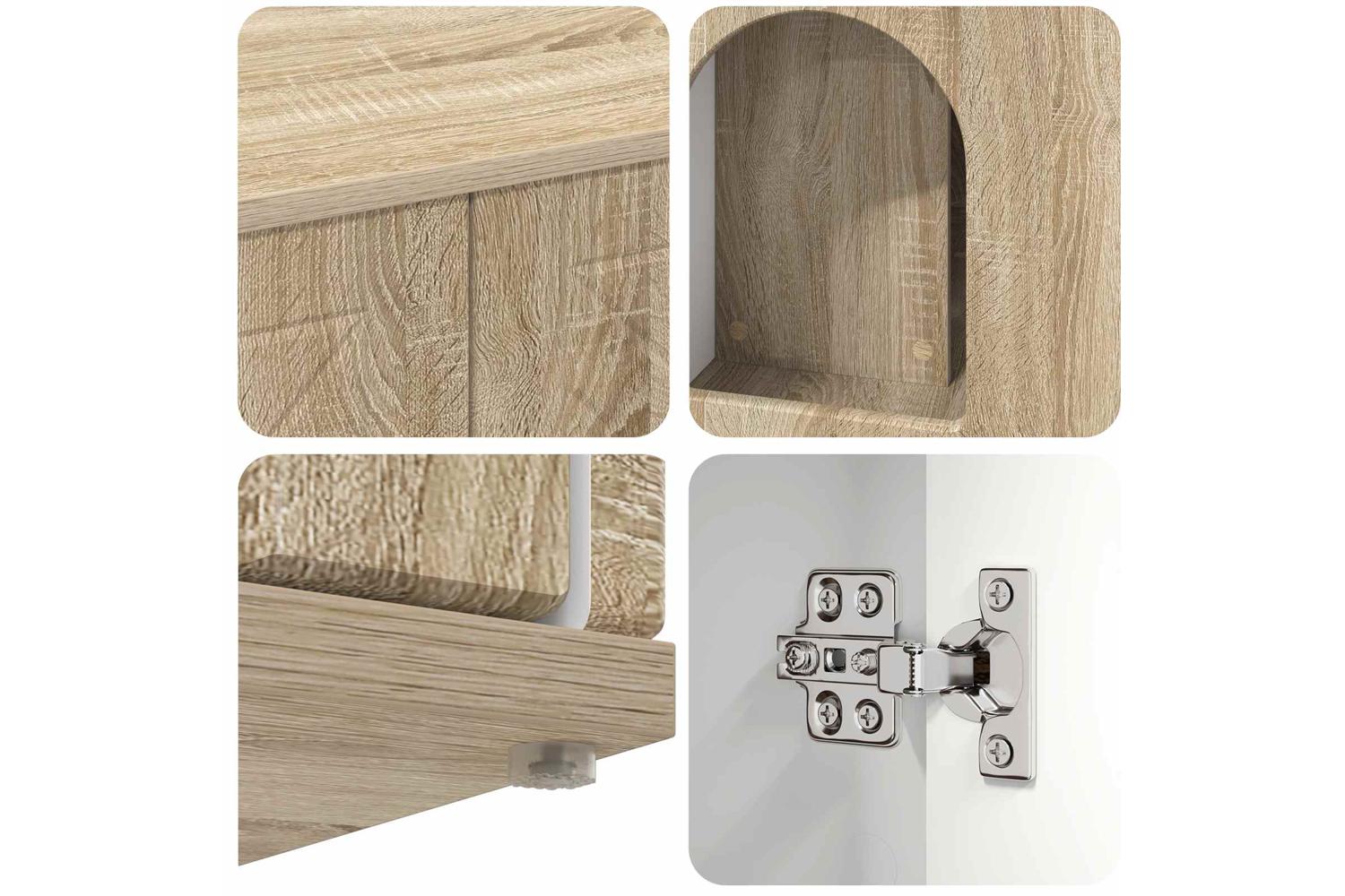 Vidaxl Cat House Sonoma 85 X 55 X 505 Cm Engineered Wood-10