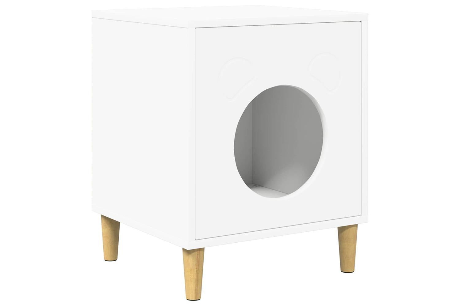 Vidaxl Cat House White 425 X 40 X 53 Cm Engineered Wood