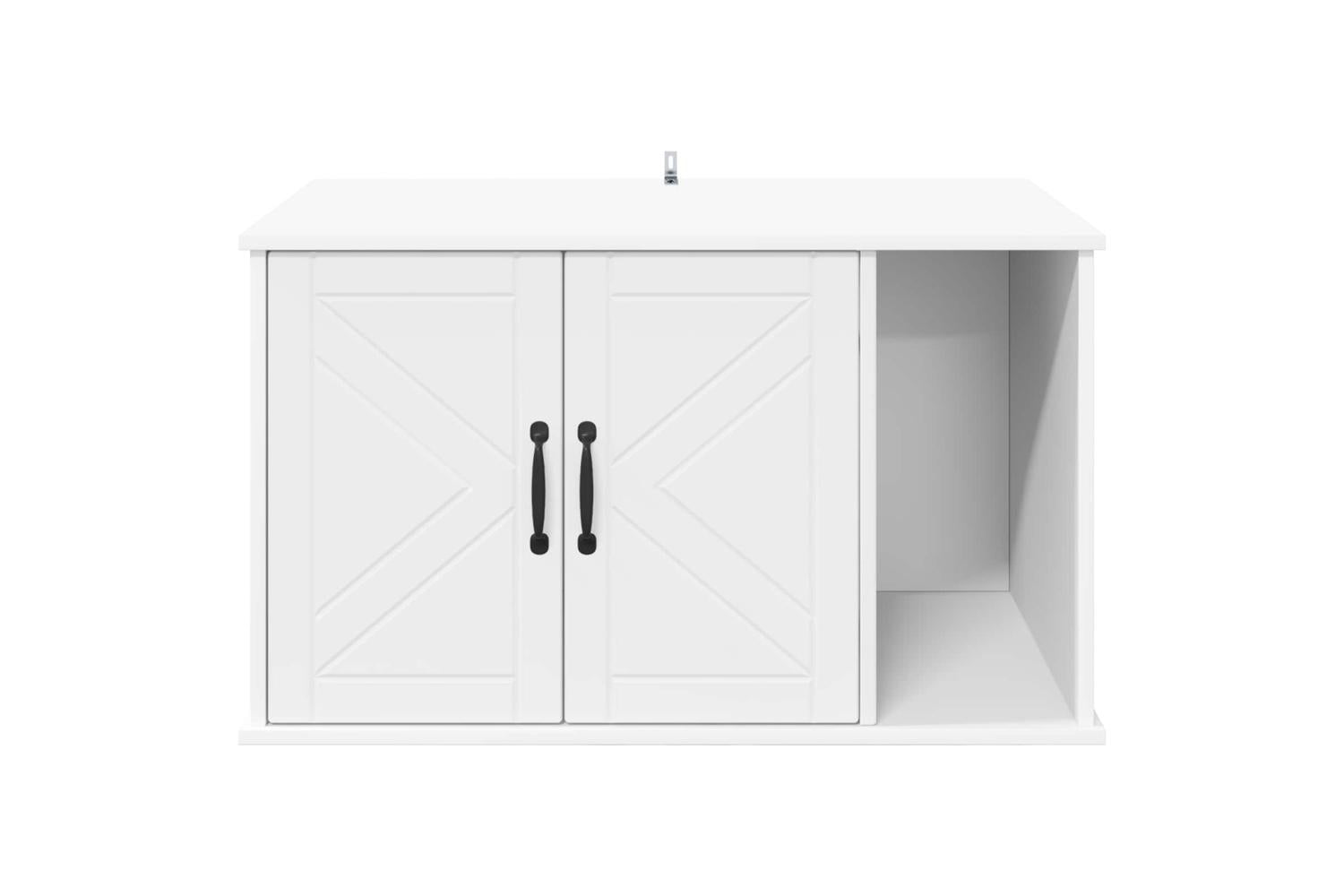 Vidaxl Cat House White 85 X 55 X 505 Cm Engineered Wood-6