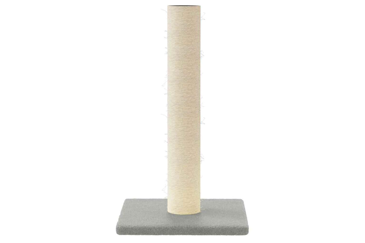 Vidaxl Cat Scratching Post Light Grey 22x22x45 Cm-3