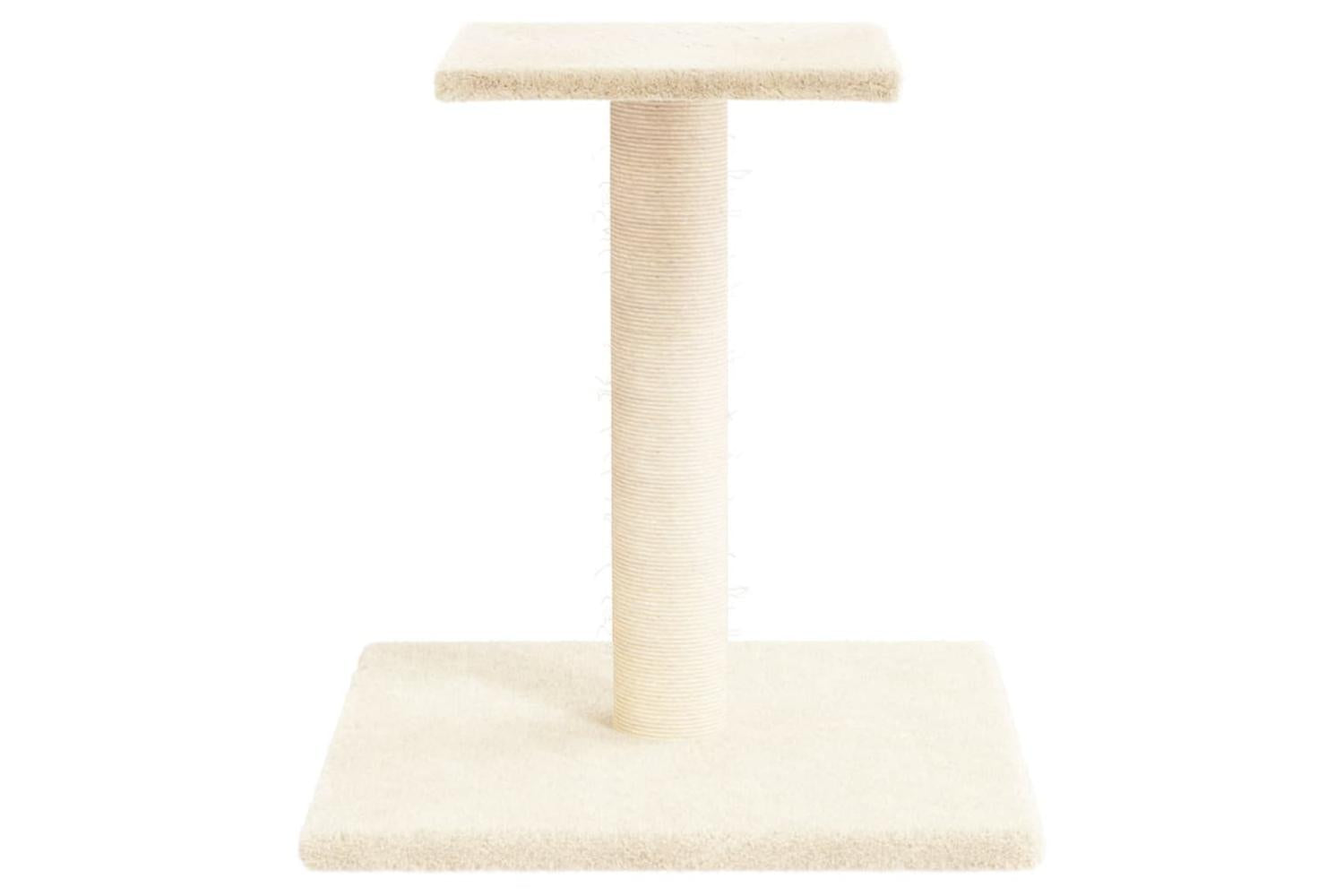 Vidaxl Cat Scratching Post With Platform Cream 38 Cm-3