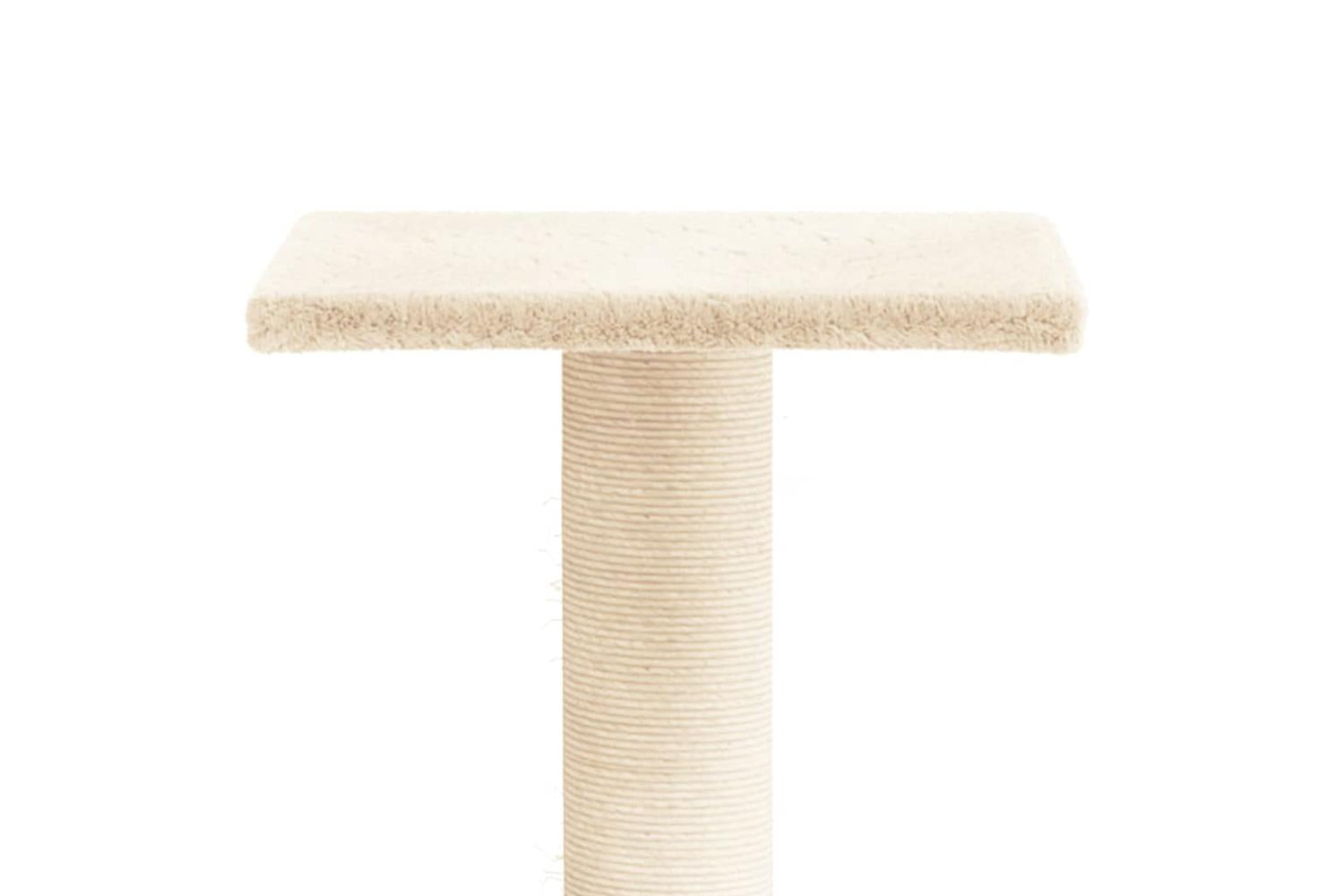 Vidaxl Cat Scratching Post With Platform Cream 38 Cm-4