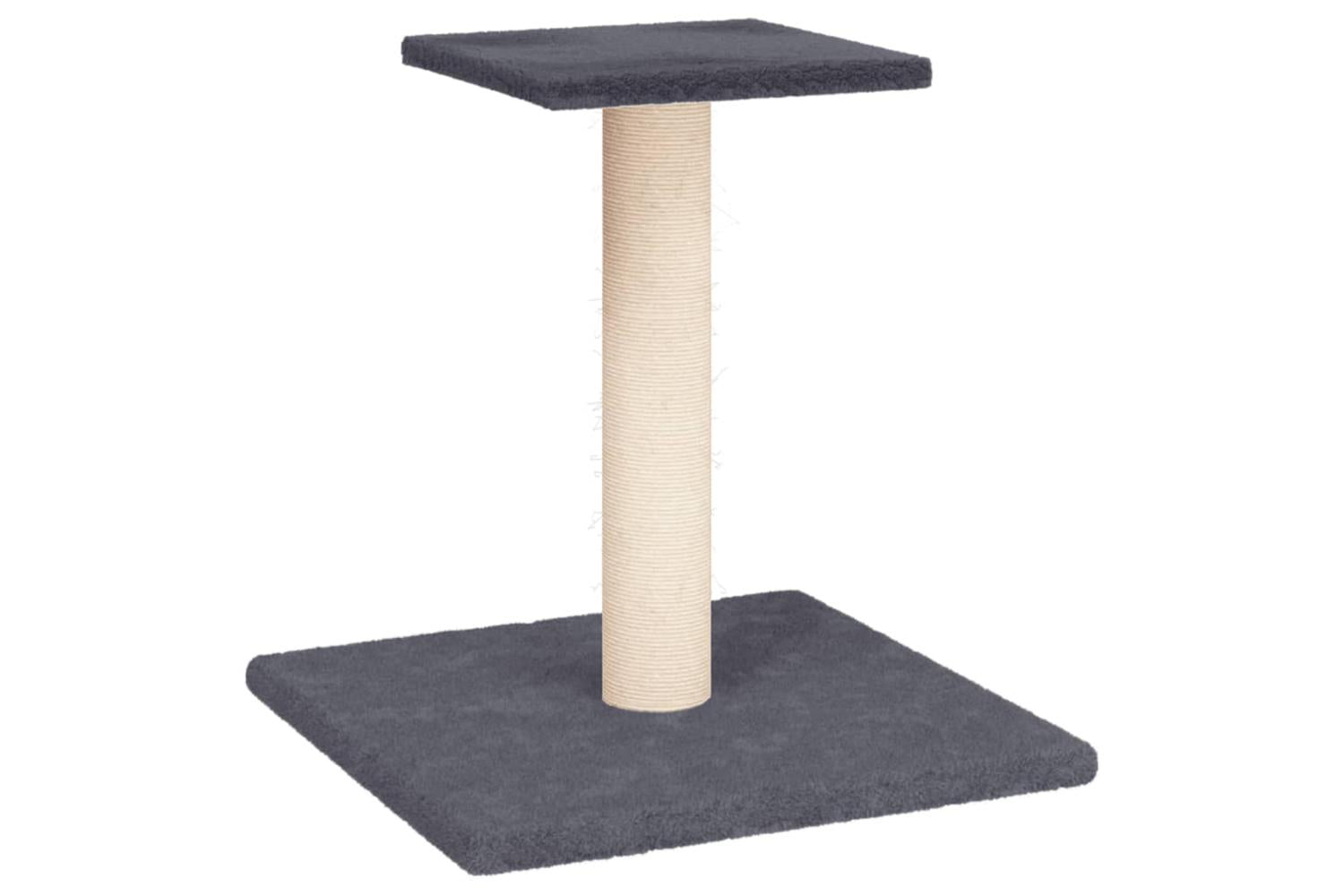 Vidaxl Cat Scratching Post With Platform Dark Grey 38 Cm