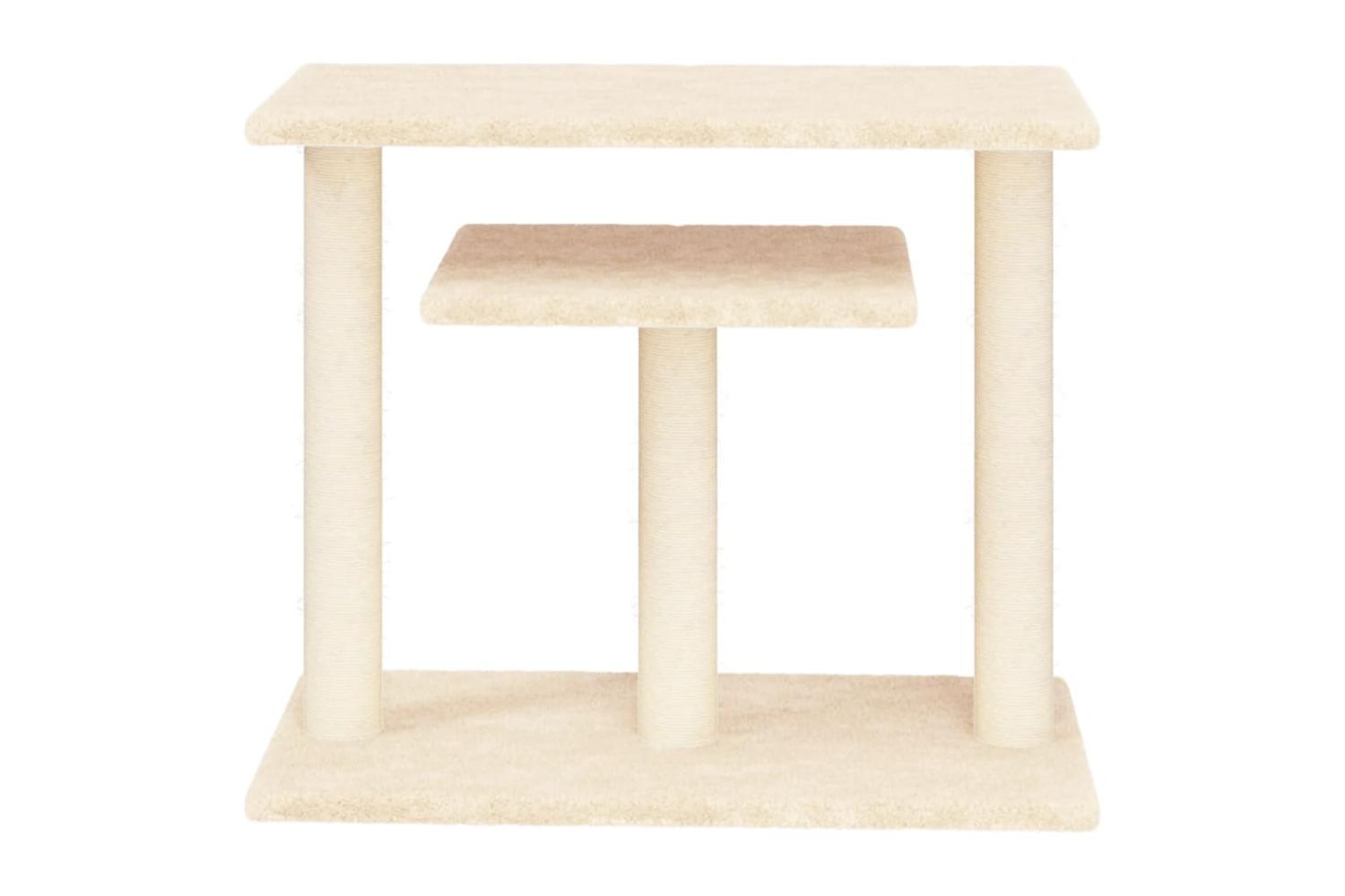 Vidaxl Cat Scratching Posts With Platforms Cream 625 Cm-3