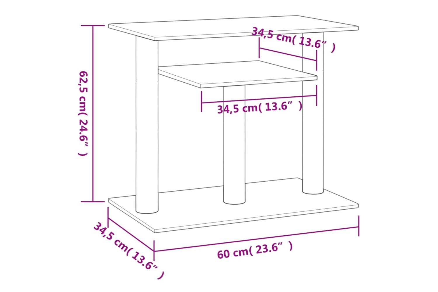 Vidaxl Cat Scratching Posts With Platforms Cream 625 Cm-6