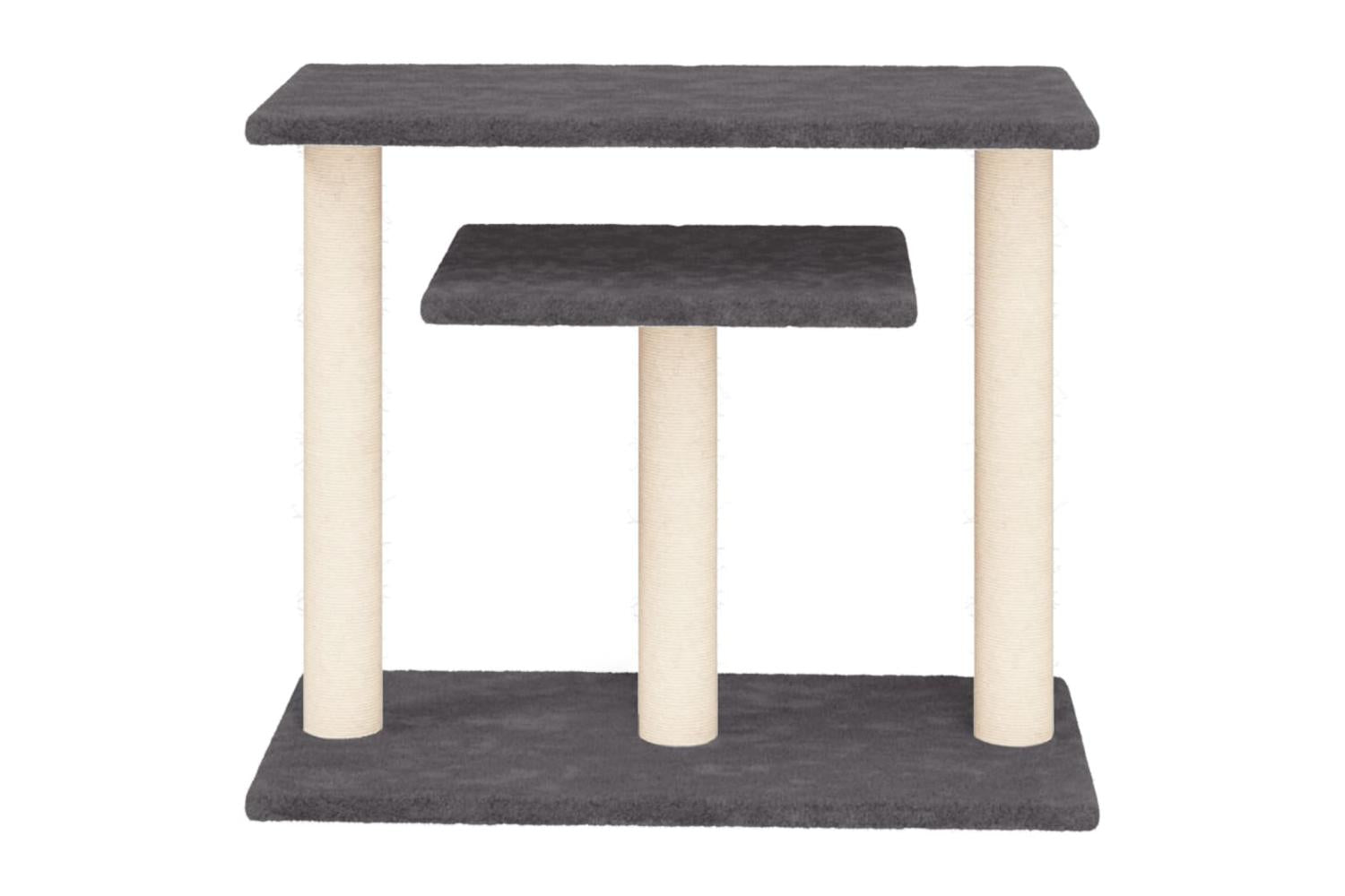 Vidaxl Cat Scratching Posts With Platforms Dark Grey 625 Cm-3