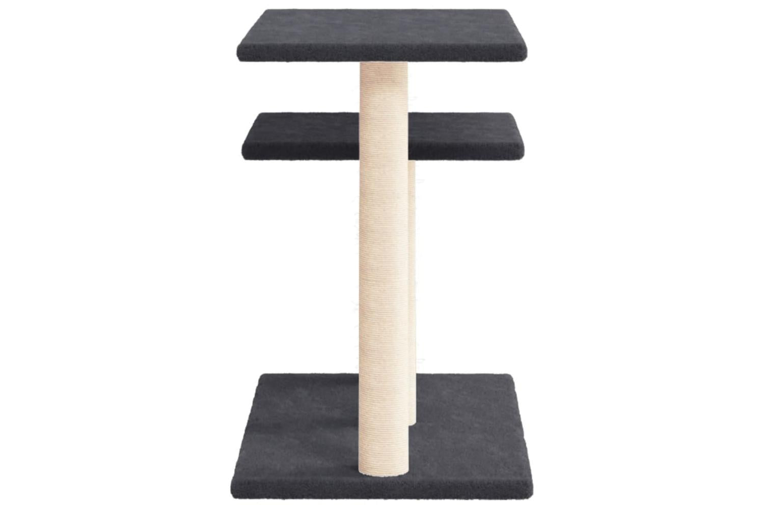Vidaxl Cat Scratching Posts With Platforms Dark Grey 625 Cm-4