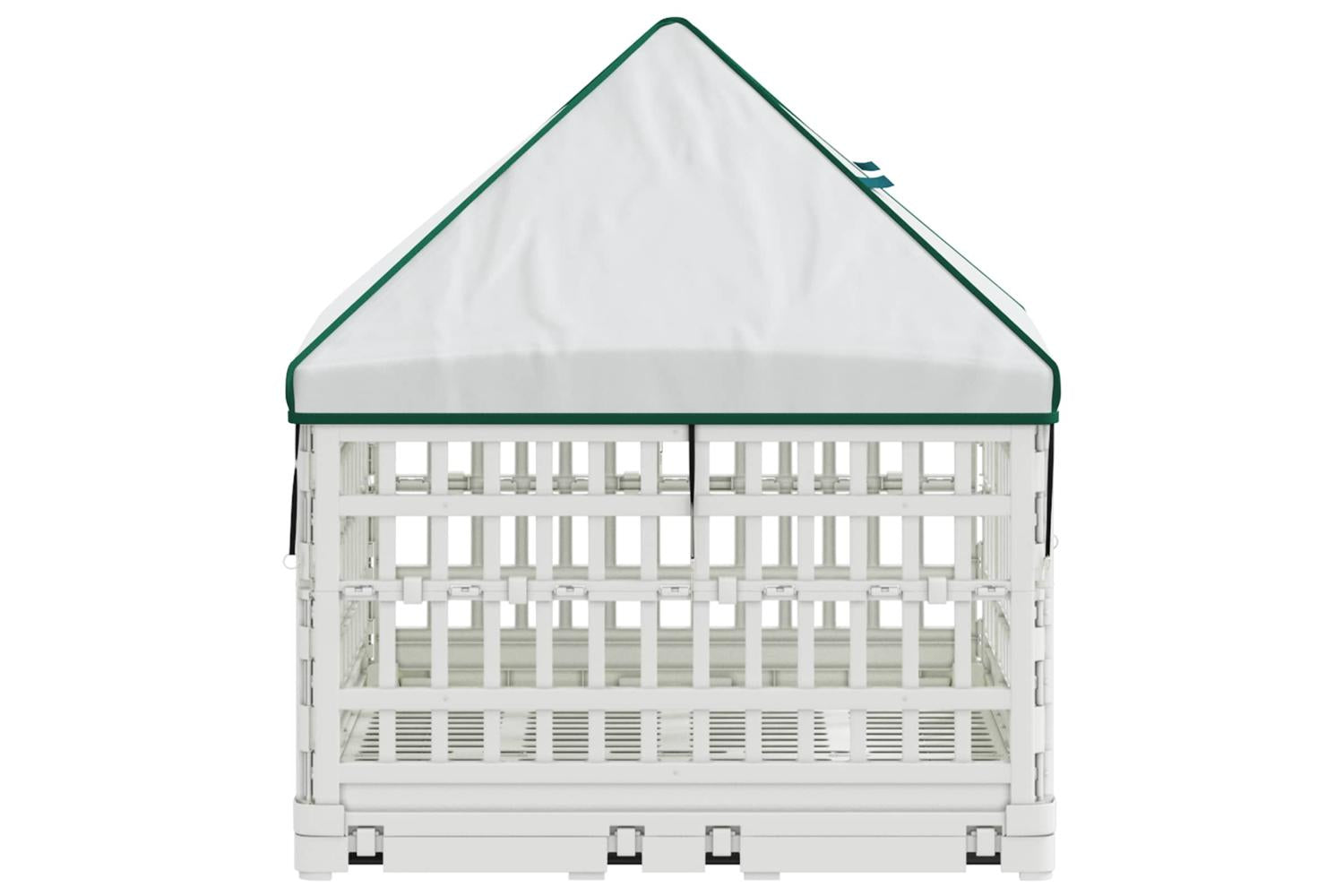 Vidaxl 4 Panel Dog Playpen With Roof 1775 X 1545 X 112 Cm Plastic-5