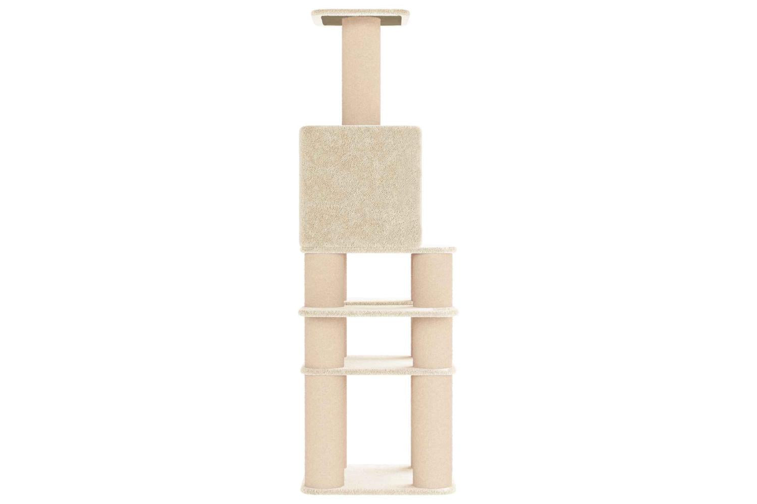 Vidaxl Cat Tree With Sisal Scratching Posts Cream 180 Cm-5