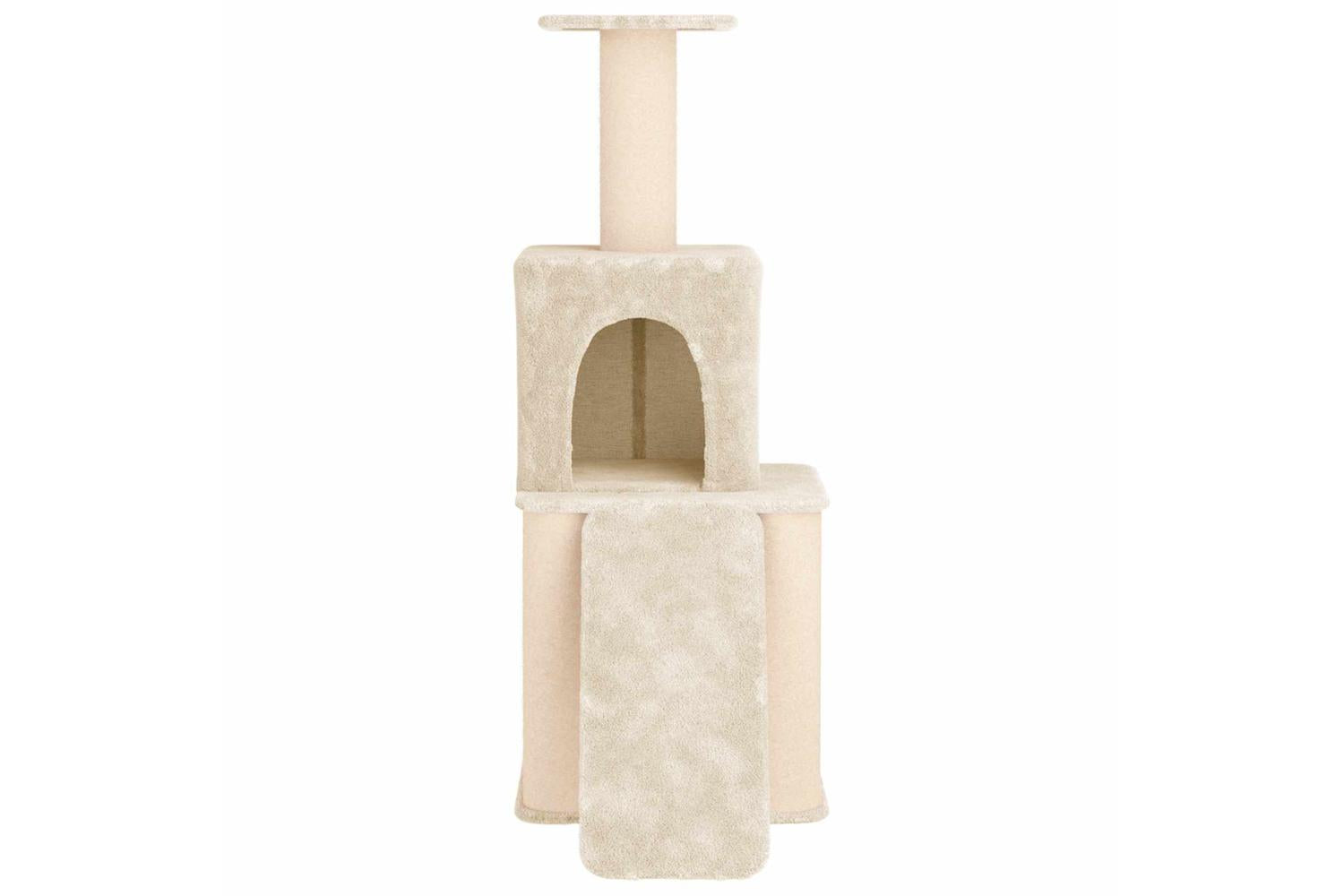 Vidaxl Cat Tree With Sisal Scratching Posts Cream 146 Cm-4