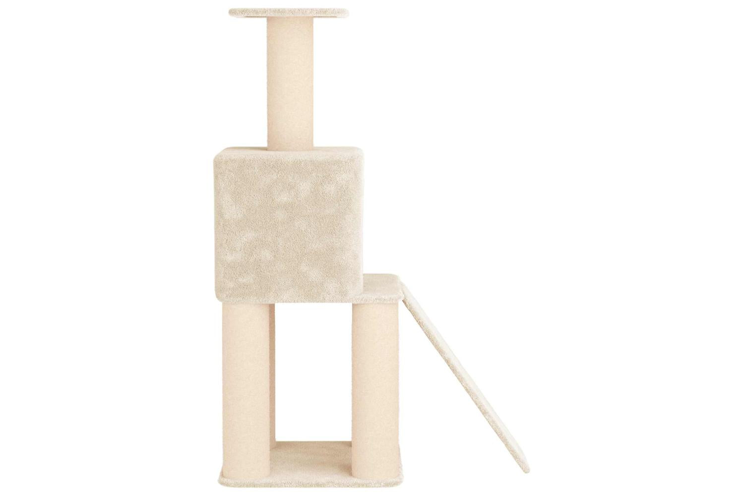 Vidaxl Cat Tree With Sisal Scratching Posts Cream 146 Cm-5