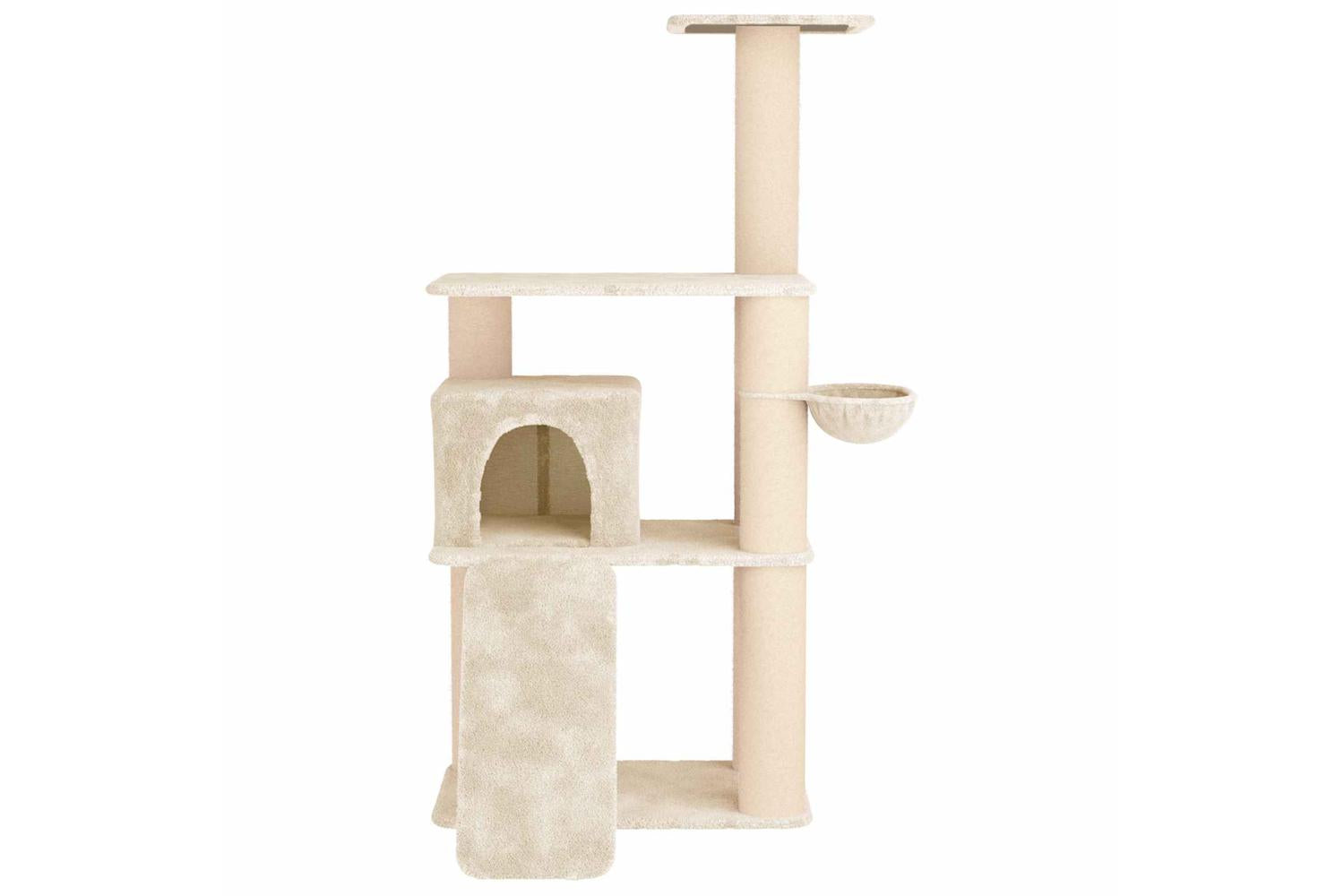 Vidaxl Cat Tree With Sisal Scratching Posts Cream 173 Cm-4