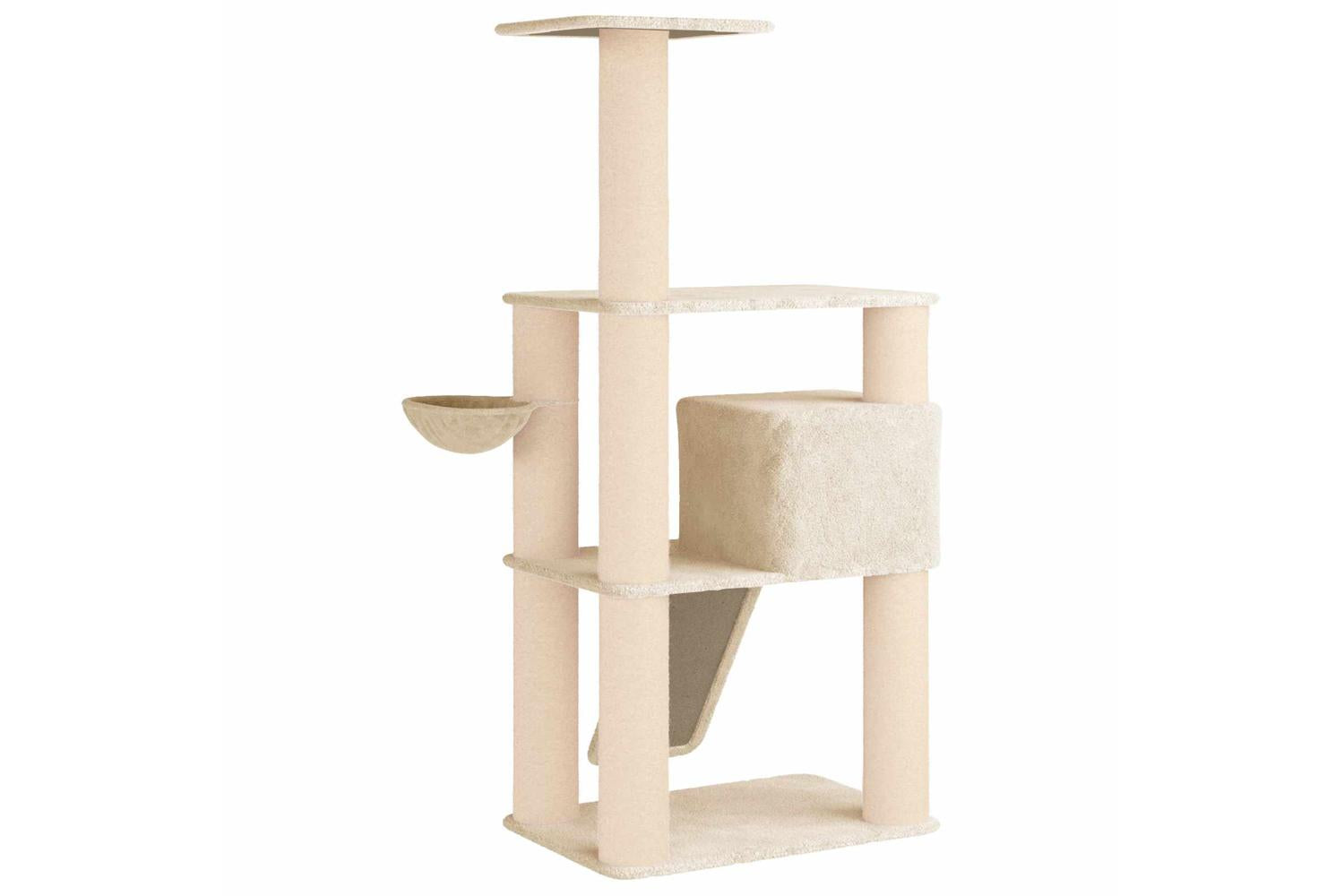 Vidaxl Cat Tree With Sisal Scratching Posts Cream 173 Cm-6