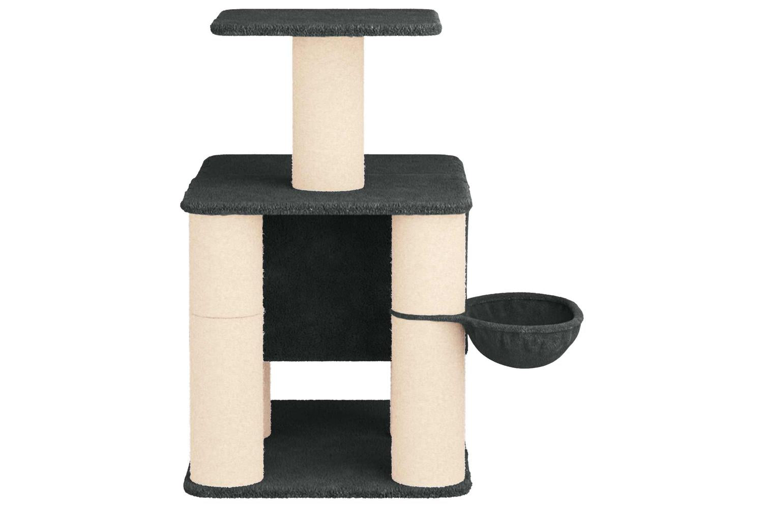 Vidaxl Cat Tree With Sisal Scratching Posts Dark Grey 96 Cm-5
