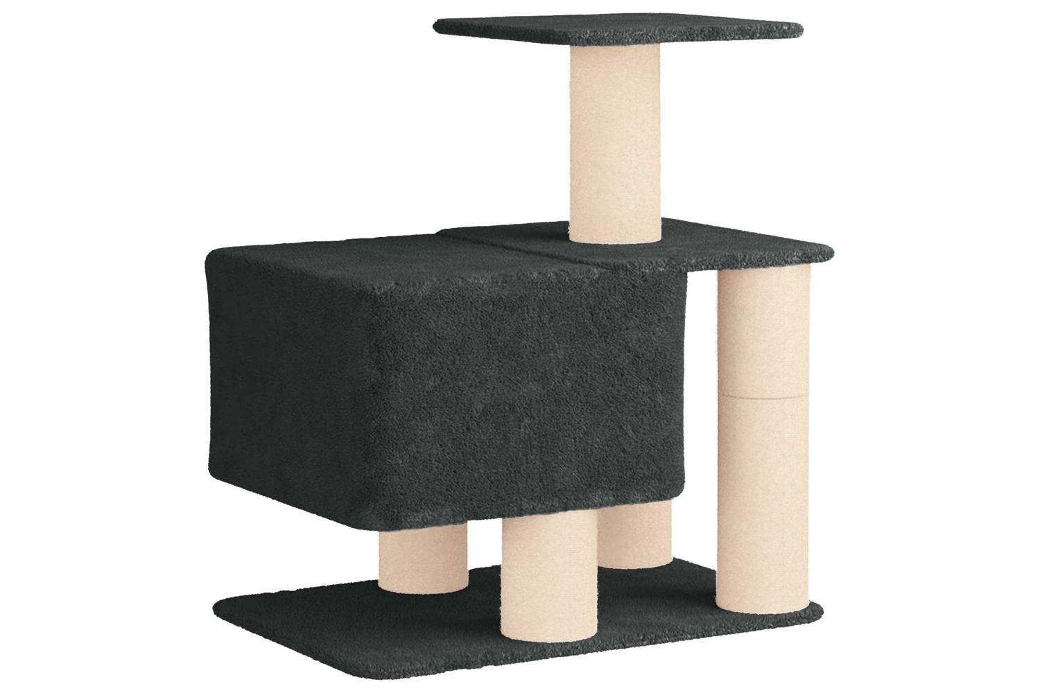 Vidaxl Cat Tree With Sisal Scratching Posts Dark Grey 96 Cm-6