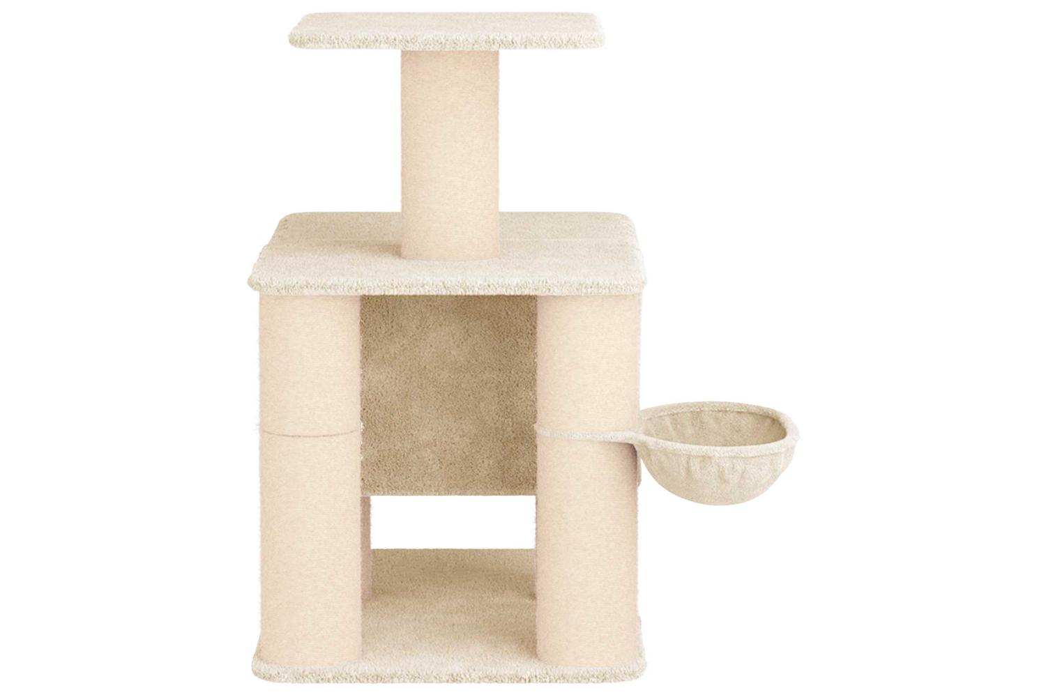Vidaxl Cat Tree With Sisal Scratching Posts Cream 96 Cm-5