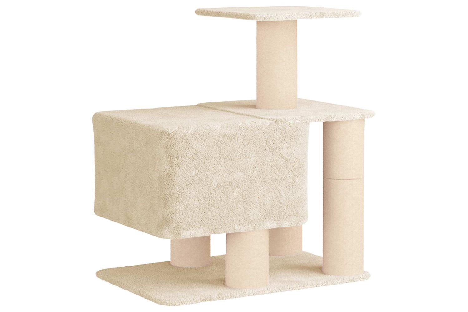 Vidaxl Cat Tree With Sisal Scratching Posts Cream 96 Cm-6