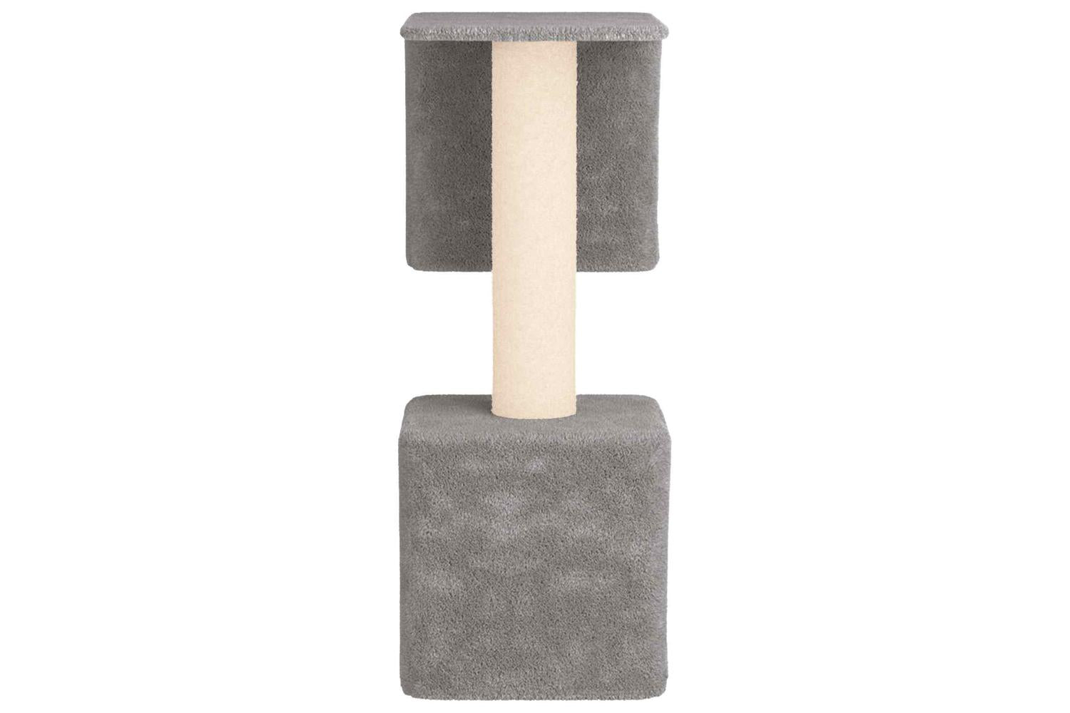Vidaxl Cat Tree With Sisal Scratching Posts Light Grey 114 Cm-5
