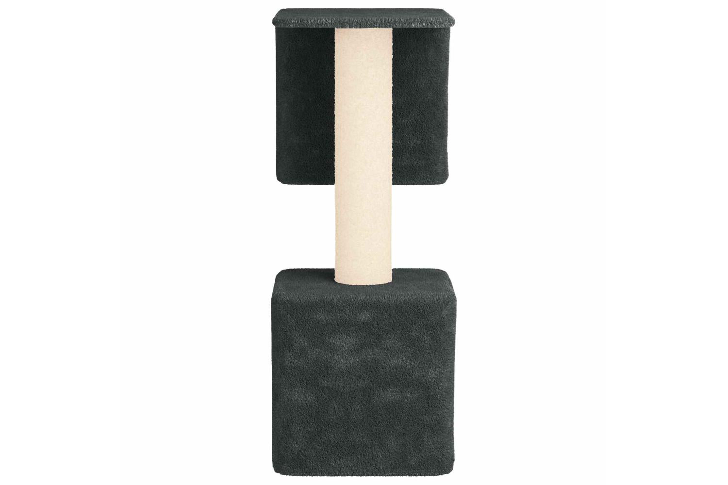 Vidaxl Cat Tree With Sisal Scratching Posts Dark Grey 114 Cm-5