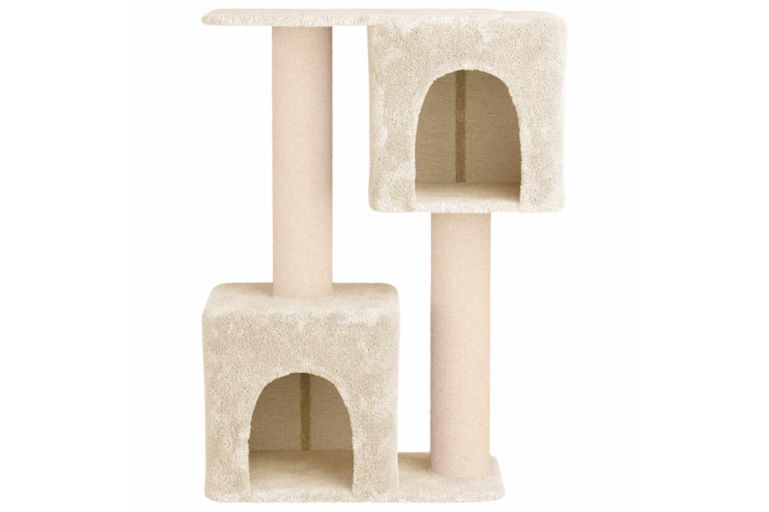Vidaxl Cat Tree With Sisal Scratching Posts Cream 114 Cm-4
