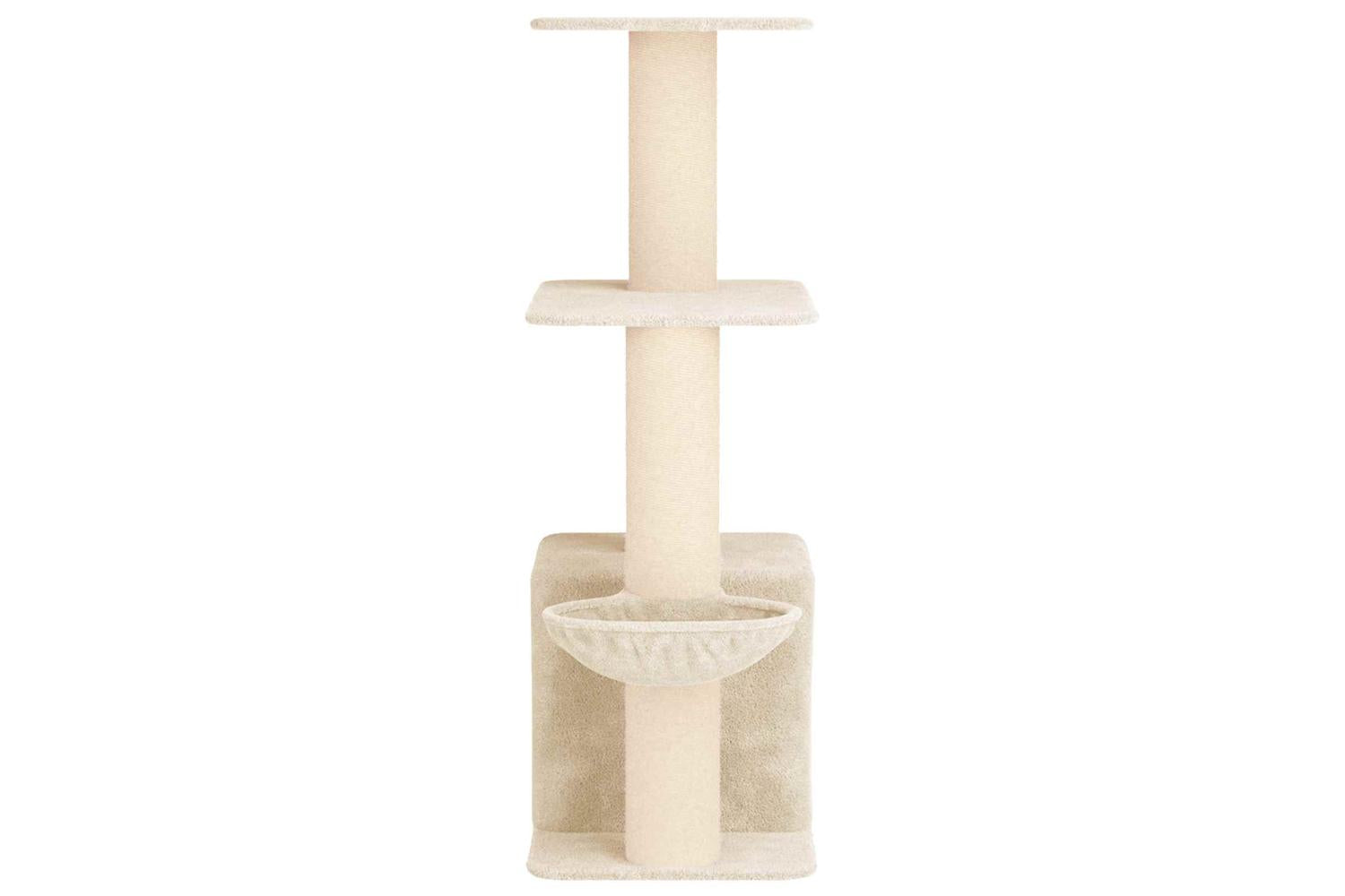 Vidaxl Cat Tree With Sisal Scratching Posts Cream 133 Cm-5