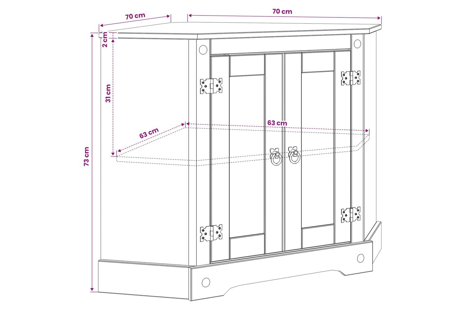 Vidaxl Aquarium Stand Corona Brown 70 X 70 X 73 Cm 300 Kg-8