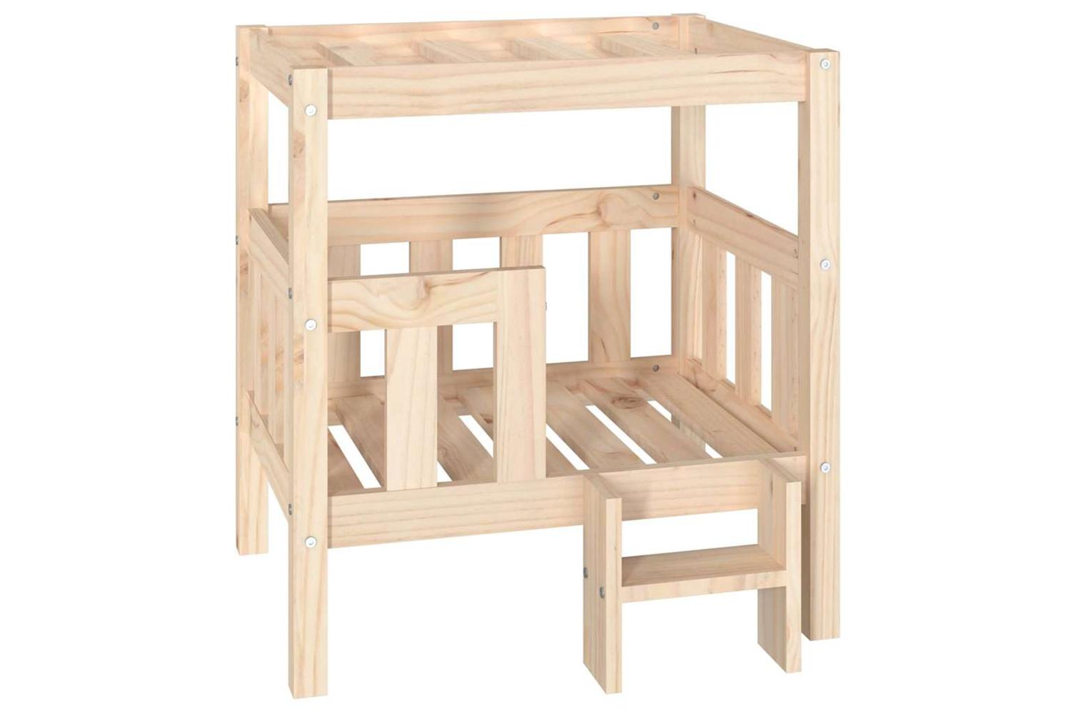 Vidaxl Dog Bed 655x505x70 Cm Solid Wood Pine-2