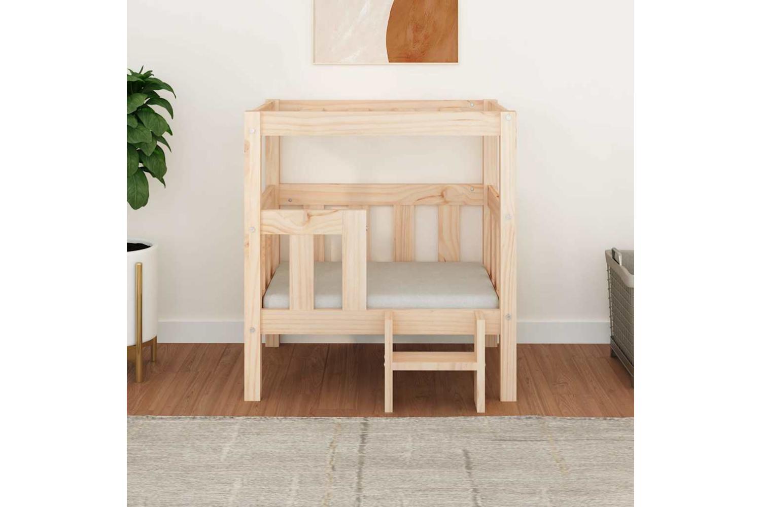 Vidaxl Dog Bed 655x505x70 Cm Solid Wood Pine-3
