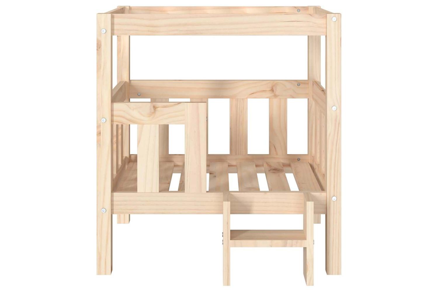 Vidaxl Dog Bed 655x505x70 Cm Solid Wood Pine-5