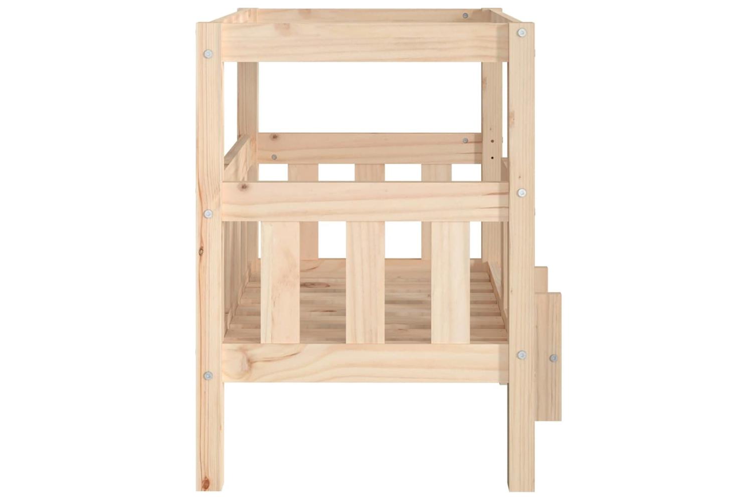 Vidaxl Dog Bed 655x505x70 Cm Solid Wood Pine-6