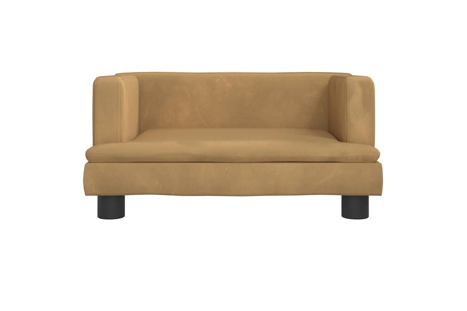 Vidaxl Dog Bed Brown 60x40x30 Cm Velvet-3