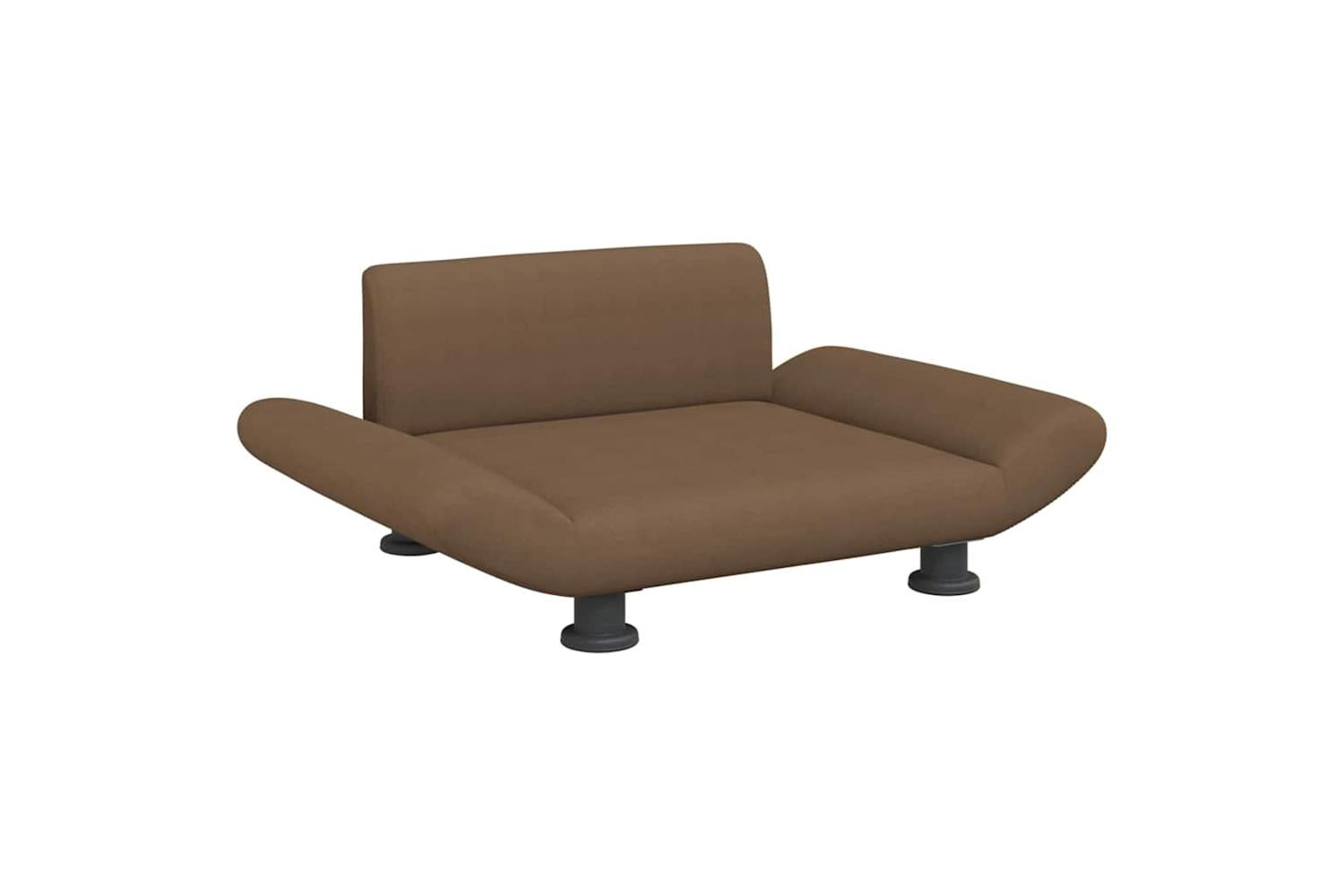 Vidaxl Dog Bed Brown 70x45x28 Cm Fabric
