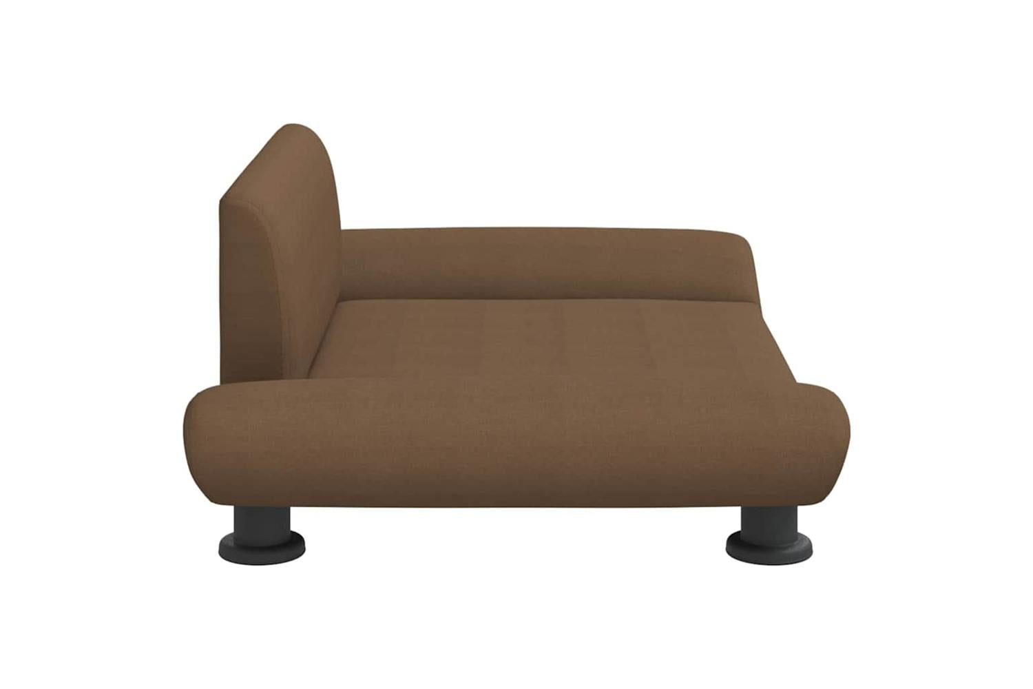 Vidaxl Dog Bed Brown 70x45x28 Cm Fabric-4