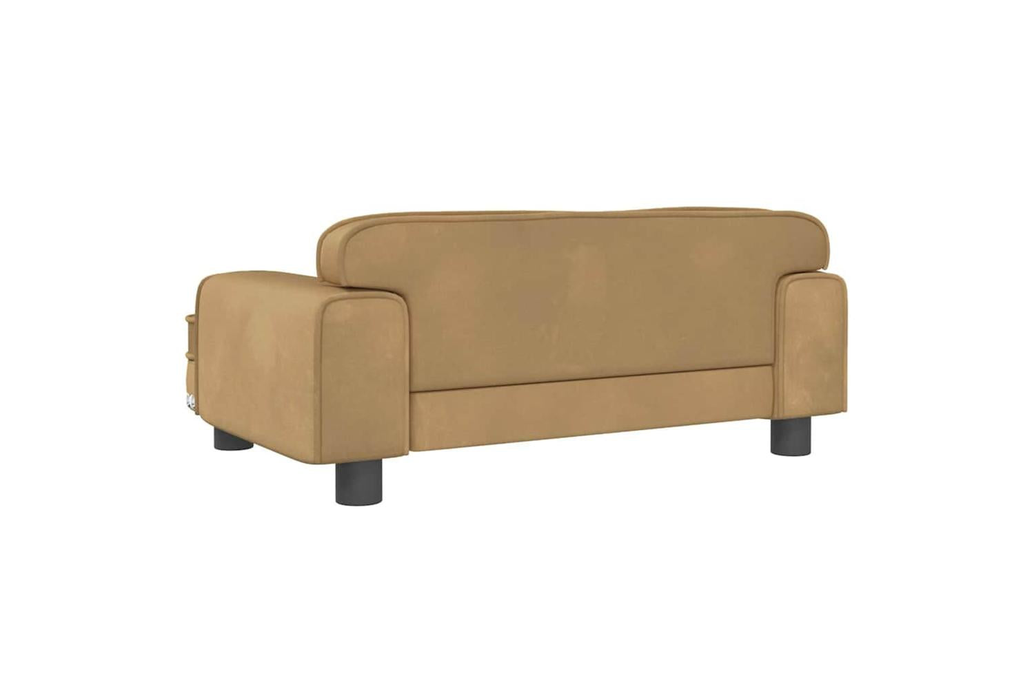 Vidaxl Dog Bed Brown 70x45x30 Cm Velvet-5
