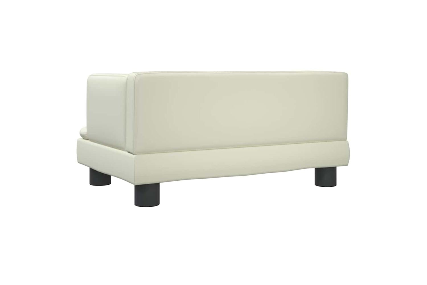 Vidaxl Dog Bed Cream 60x40x30 Cm Faux Leather-5