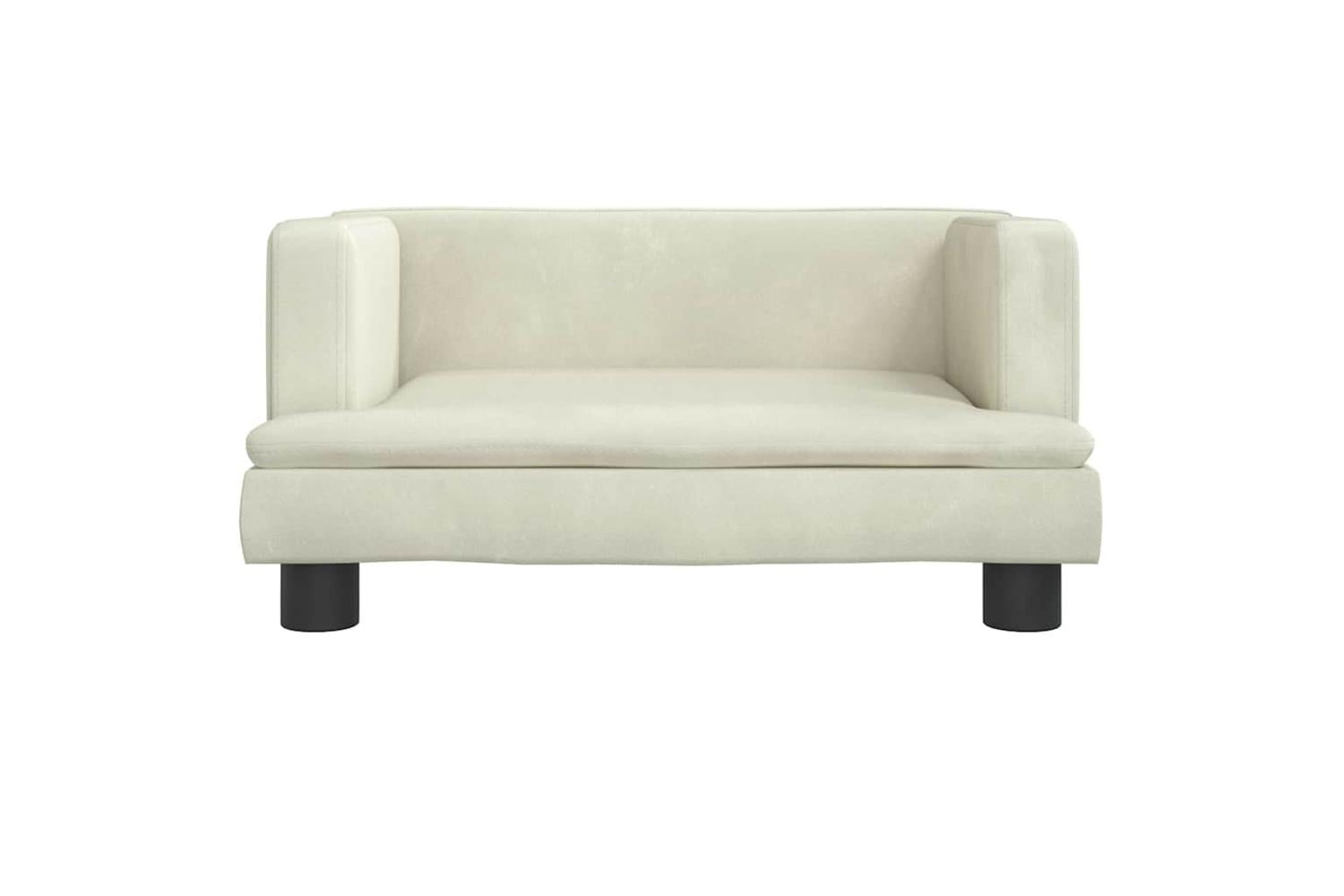 Vidaxl Dog Bed Cream 60x40x30 Cm Velvet-3
