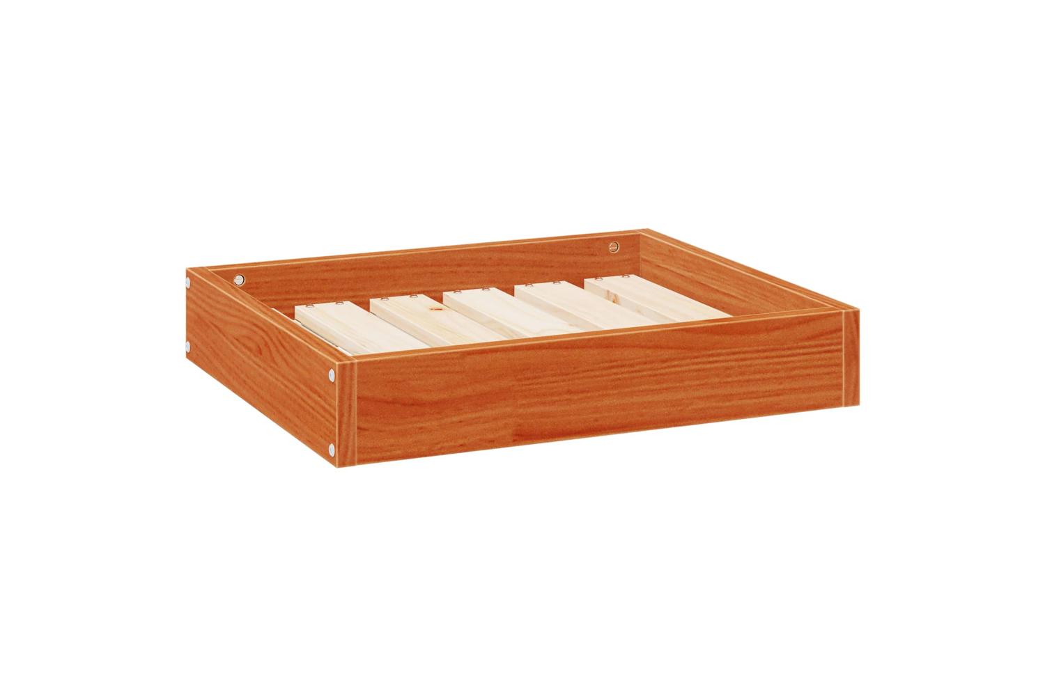 Vidaxl Dog Bed Wax Brown 515 X 44 X 9 Cm Solid Pine Wood