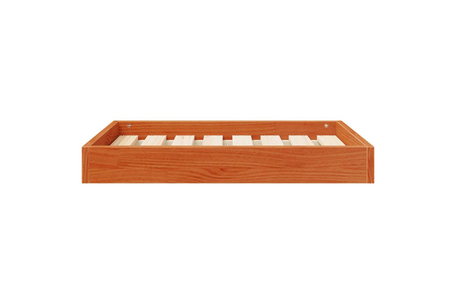 Vidaxl Dog Bed Wax Brown 72 X 54 X 9 Cm Solid Pine Wood-5