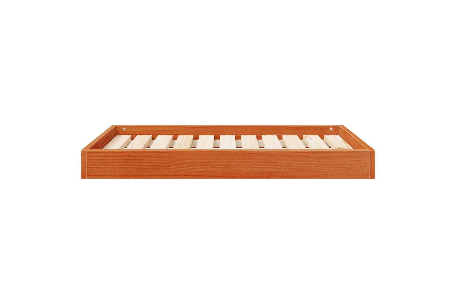Vidaxl Dog Bed Wax Brown 92 X 64 X 9 Cm Solid Pine Wood-5