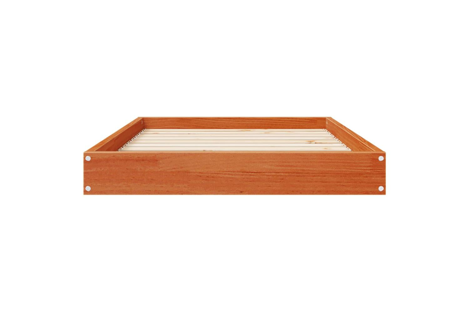 Vidaxl Dog Bed Wax Brown 92 X 64 X 9 Cm Solid Pine Wood-6