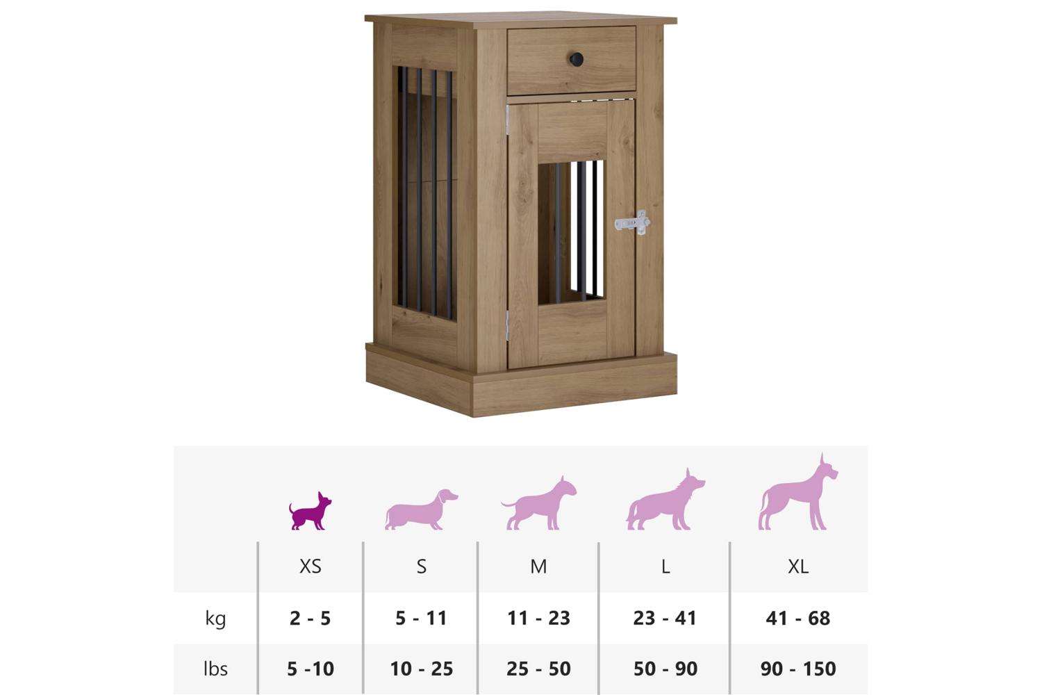 Vidaxl Dog Crate Furniture Artisan Oak 50 X 475 X 80 Cm-10