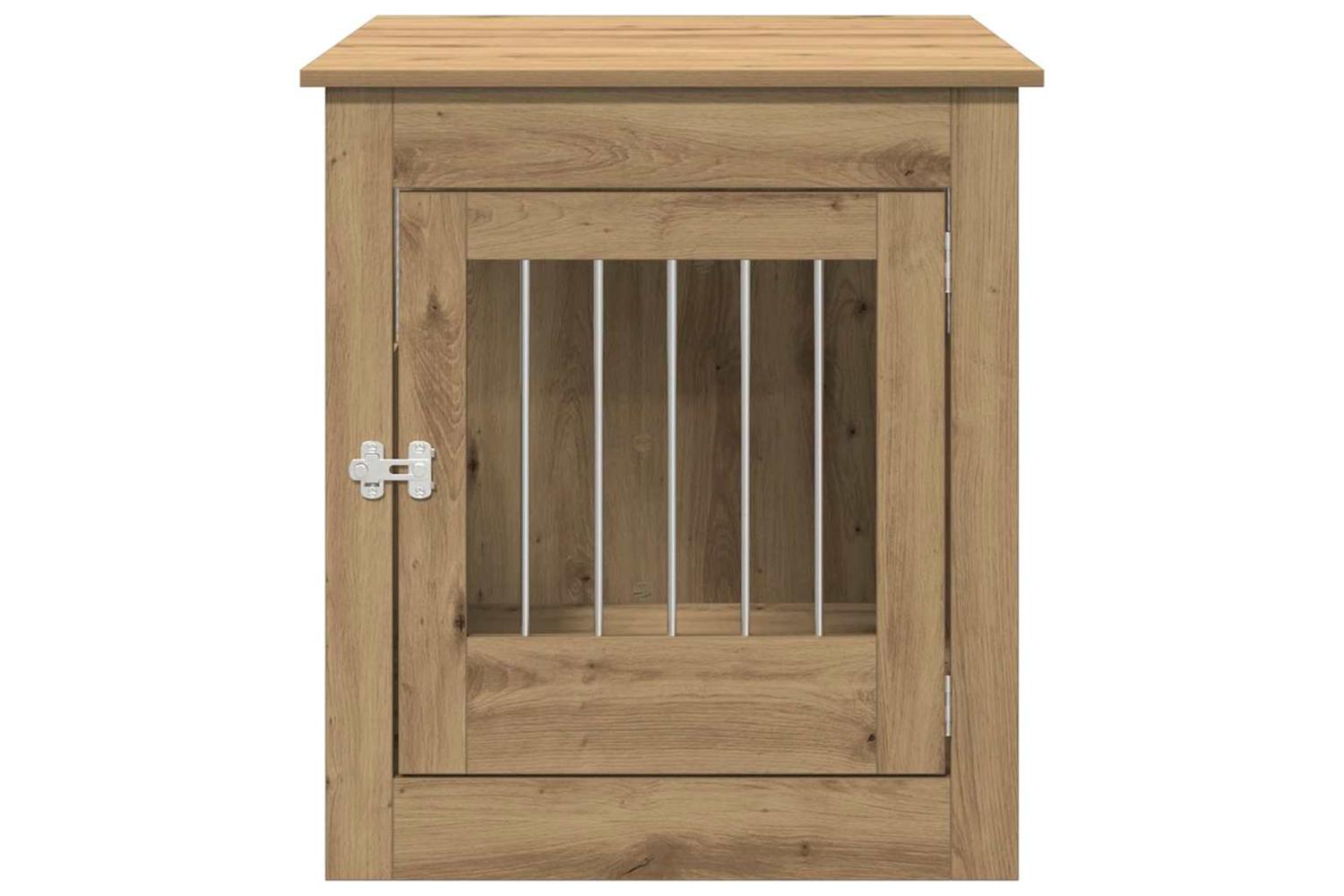 Vidaxl Dog Crate Furniture Artisan Oak 645x80x71 Cm Engineered Wood-5